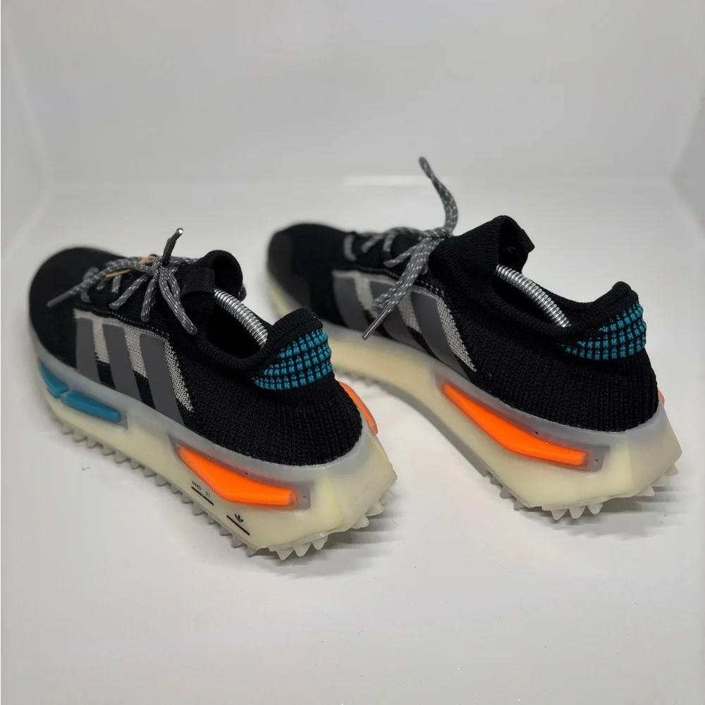 Adidas NMD S1 Black Orange Teal Sneakers Men’s 11.5 IF3092 Running Shoes